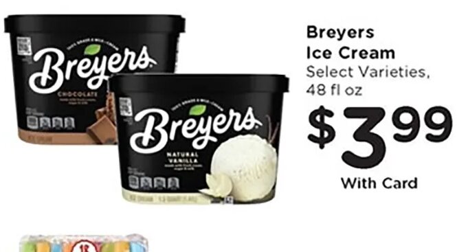 Breyers Ice Cream at Kroger