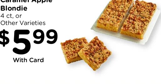 Caramel Apple Blondie