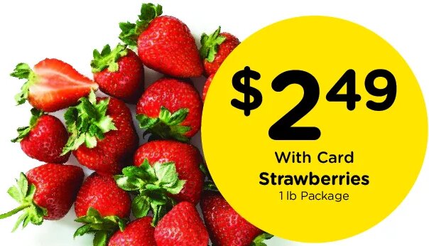 Strawberries at Kroger