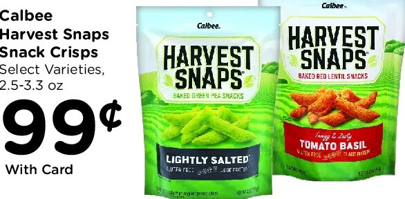 Calbee Harvest Snaps Snack Crisps