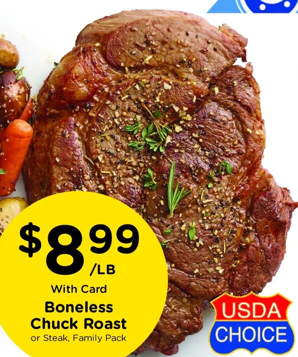 Boneless Chuck Roast at Kroger