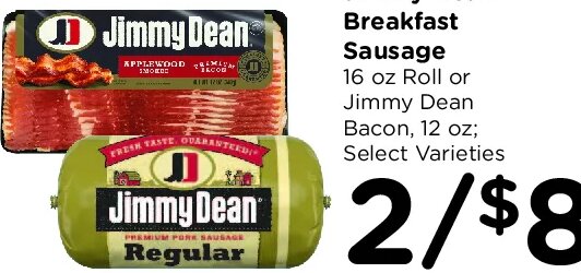 Jimmy Dean Breakfast Sausage at Kroger