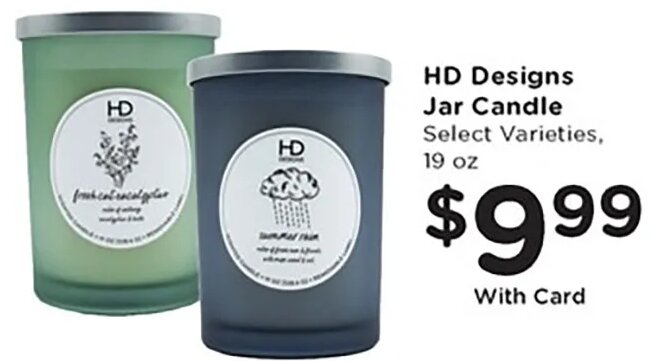 HD Designs Jar Candle