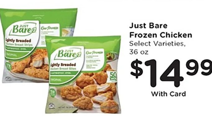 Just Bare Frozen Chicken
