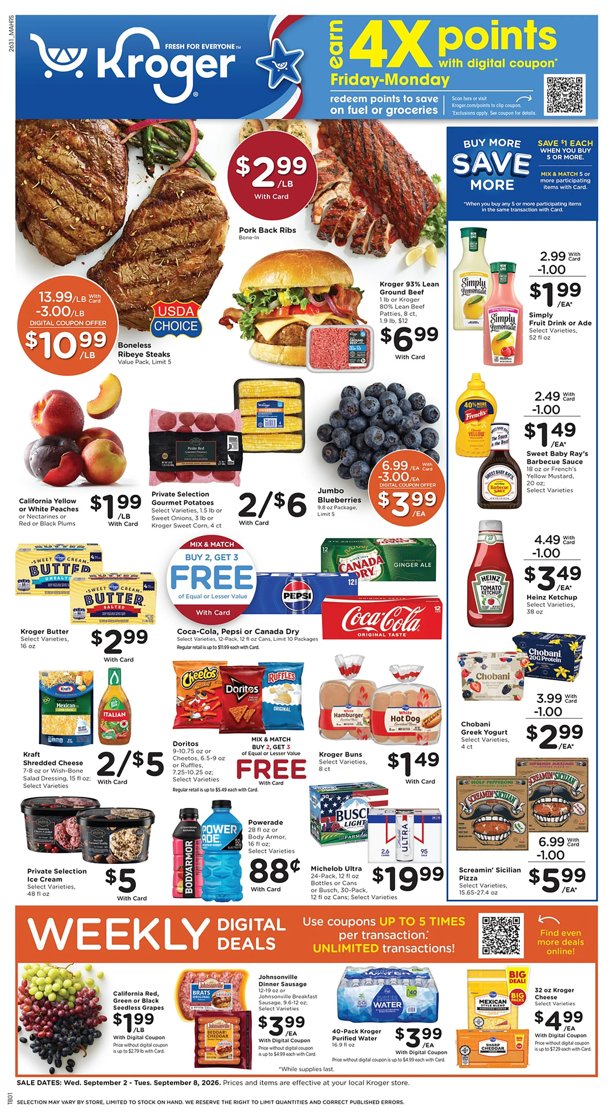 Kroger Weekly Ad Page 1