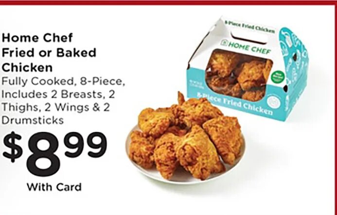 Home Chef Fried or Baked Chicken