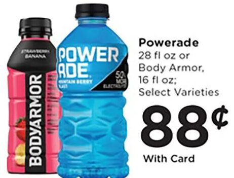 Powerade or Body Armor