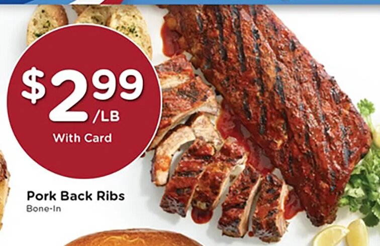 Pork Back Ribs at Kroger