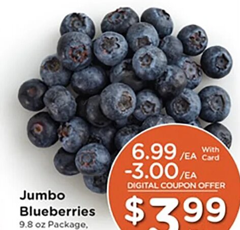 Jumbo Blueberries at Kroger