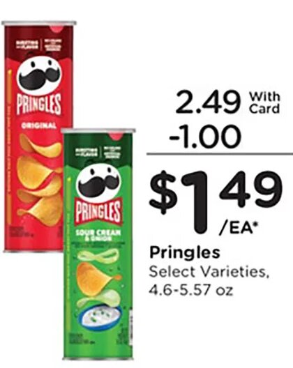 Pringles at Kroger