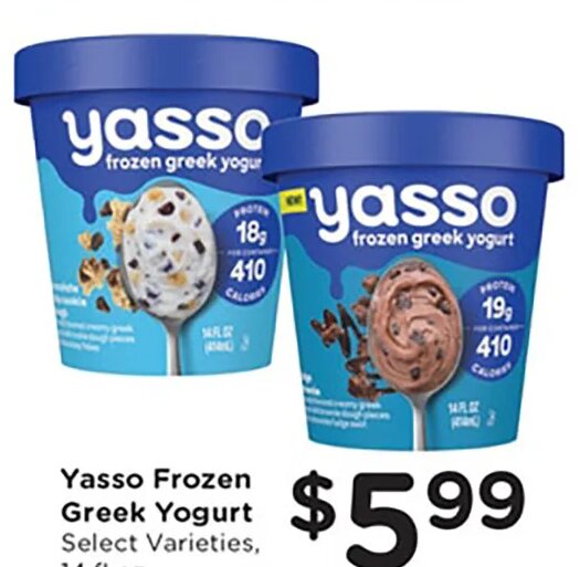 Yasso Frozen Greek Yogurt at Kroger