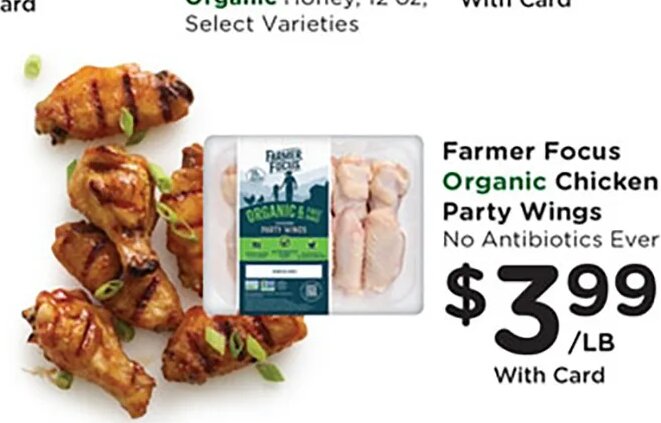 Farmer Focus Organic Chicken Party Wings at Kroger