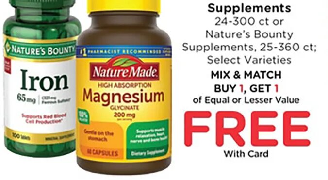 Nature's Bounty/Nature Made Supplements