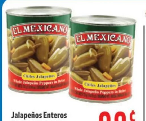 Jalapeños Enteros El Mexicano