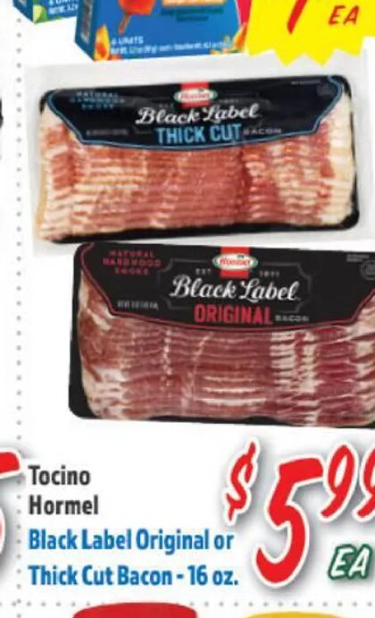 Tocino Hormel Black Label at La Bonita