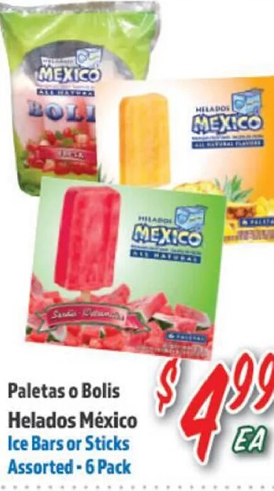 Helados Mexico Ice Bars