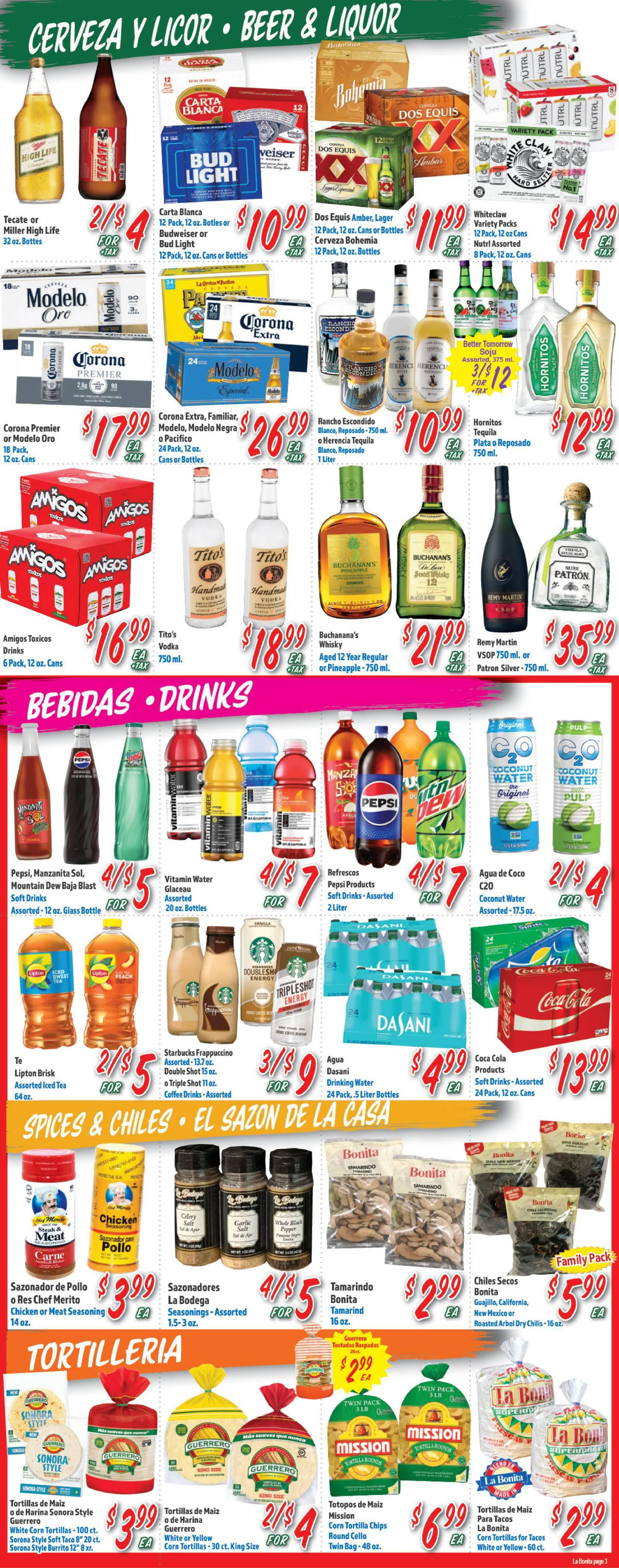 La Bonita Weekly Ad Page 3