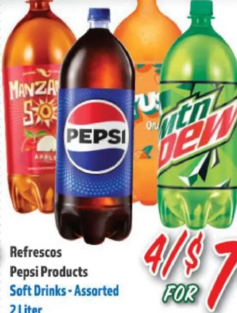Refrescos Pepsi Products at La Bonita
