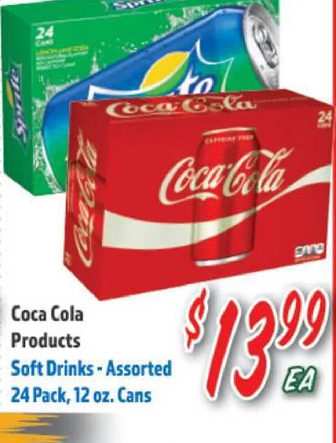 Coca Cola Products at La Bonita