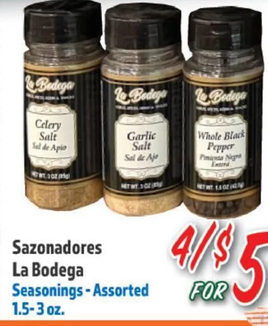 Sazonadores La Bodega