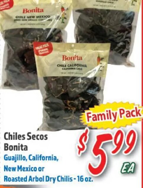 Chiles Secos Bonita