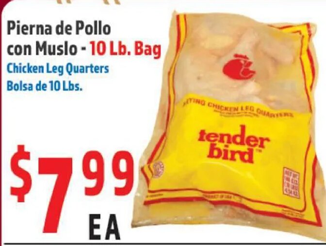 Pierna de Pollo con Muslo