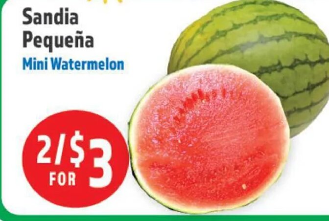 Sandia Pequeña at La Bonita