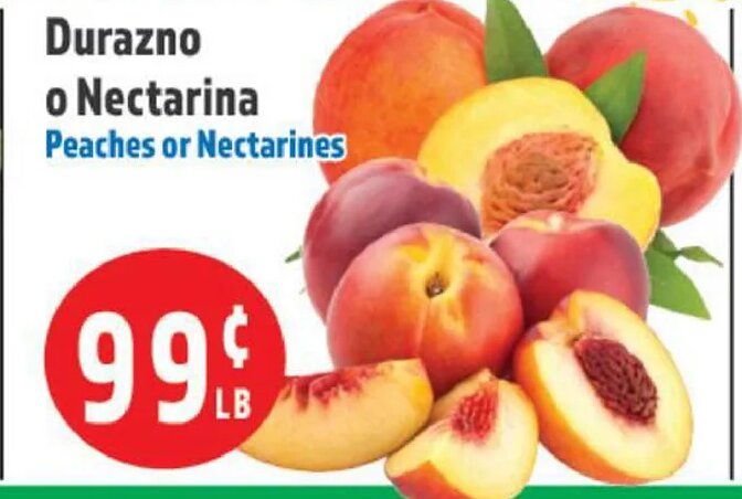 Durazno o Nectarina