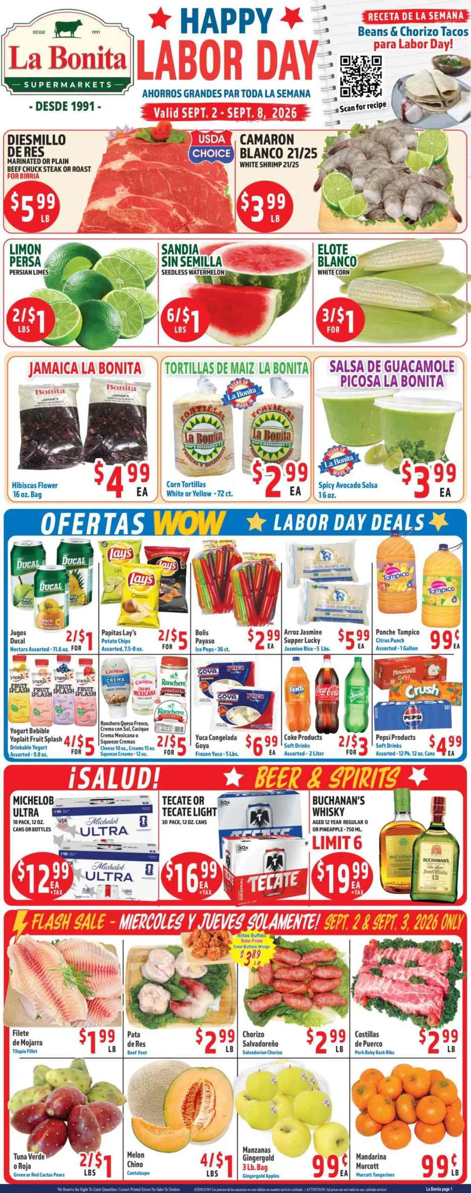 La Bonita Weekly Ad Page 1