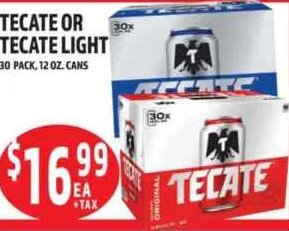 TECATE OR TECATE LIGHT