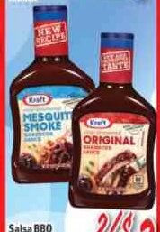 Salsa BBQ Kraft at La Bonita