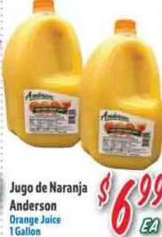 Anderson Orange Juice