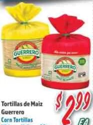 Tortillas de Maiz Guerrero at La Bonita