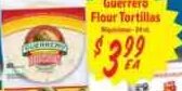 Guerrero Flour Tortillas at La Bonita
