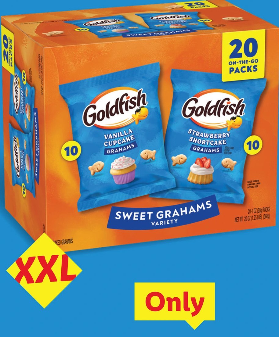 GOLDFISH sweet grahams variety multipack at Lidl