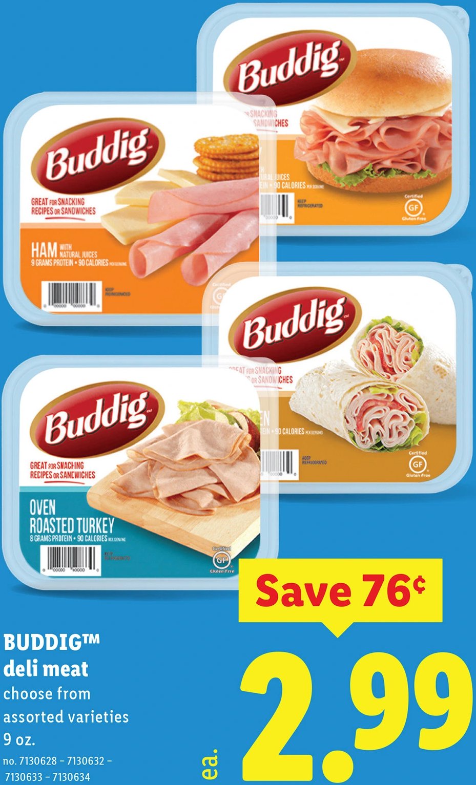 BUDDIG™ deli meat at Lidl