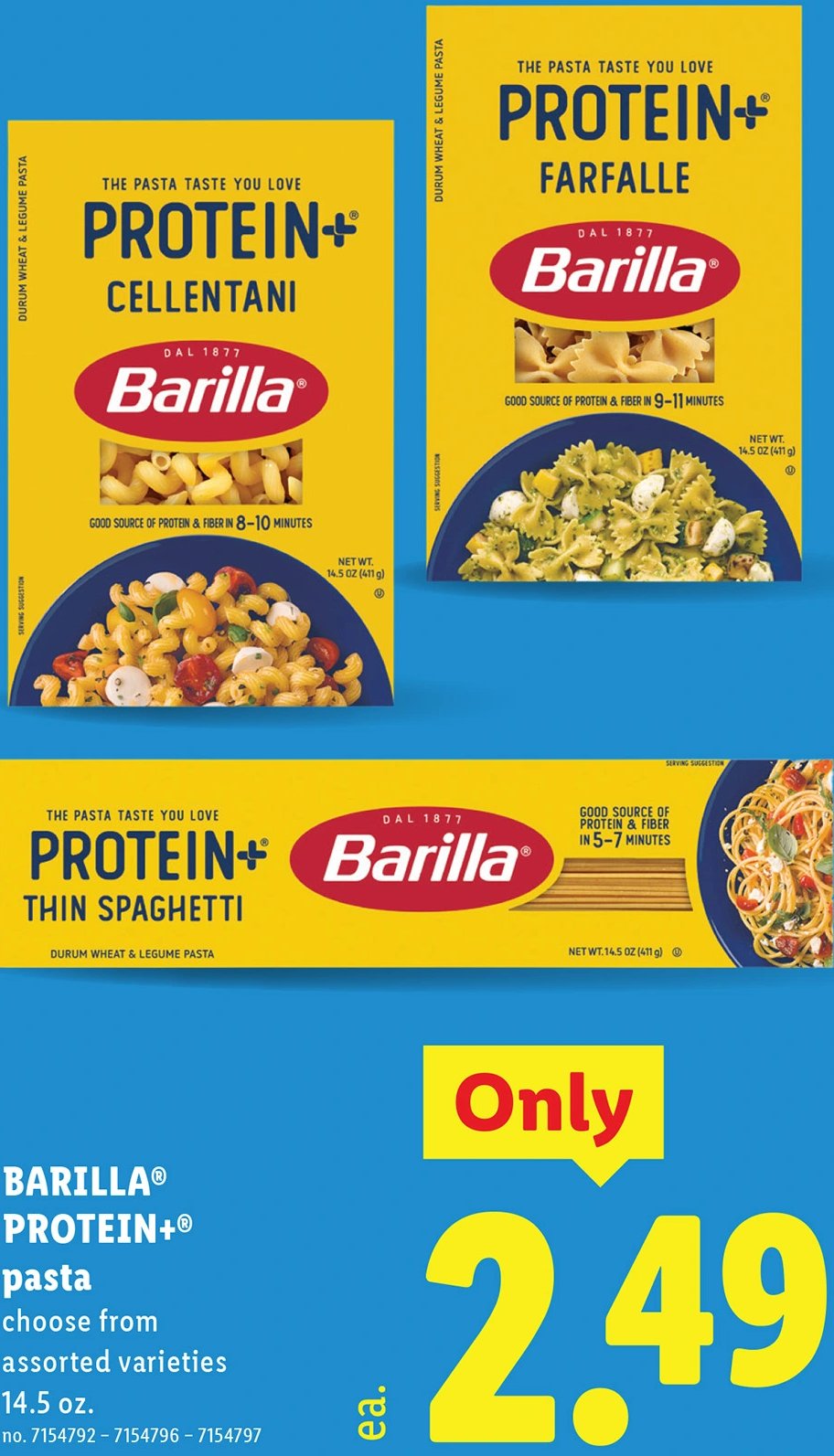 BARILLA PROTEIN+ pasta