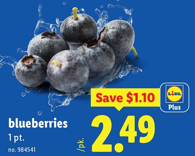 blueberries