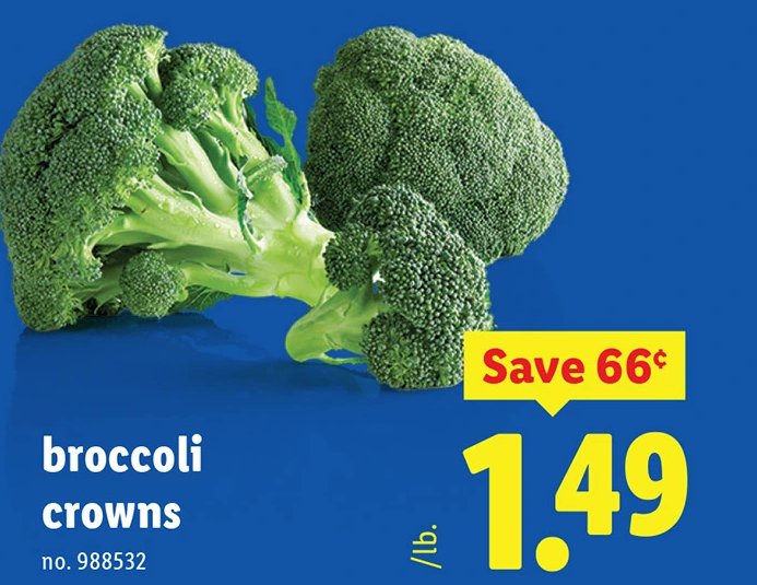 broccoli crowns