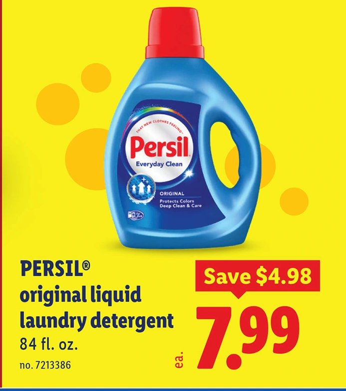 PERSIL original liquid laundry detergent