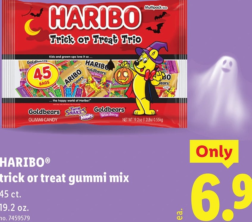 HARIBO® trick or treat gummi mix