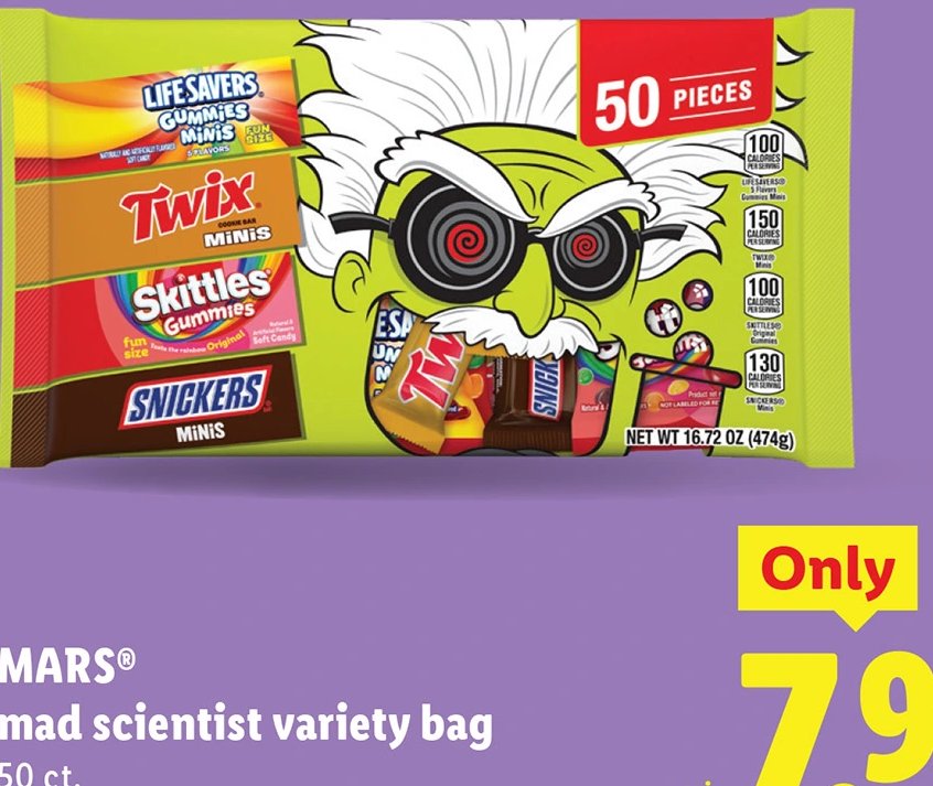 MARS® mad scientist variety bag