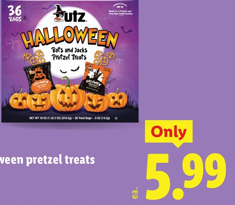 UTZ® Halloween pretzel treats