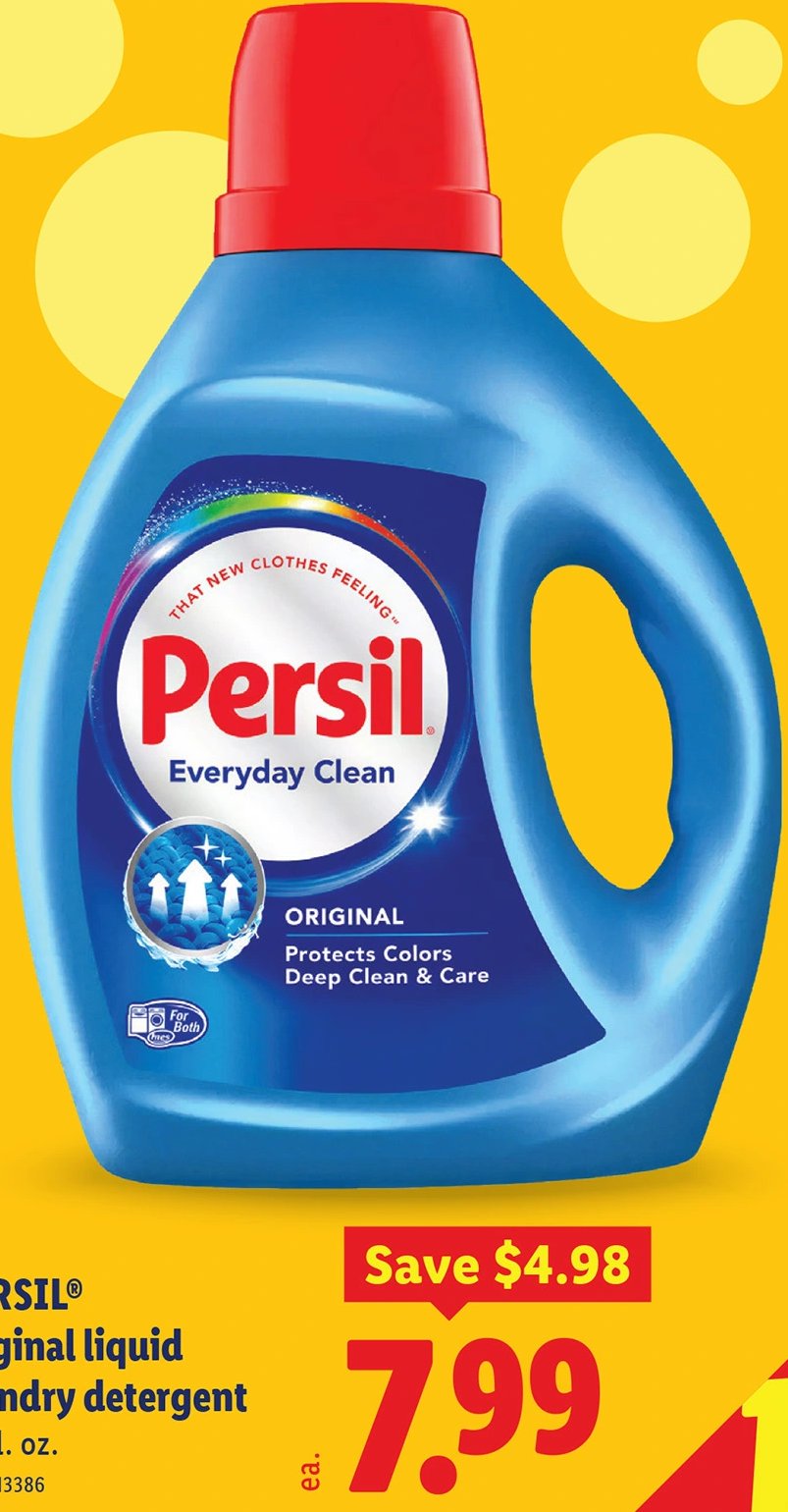 PERSIL original liquid laundry detergent at Lidl