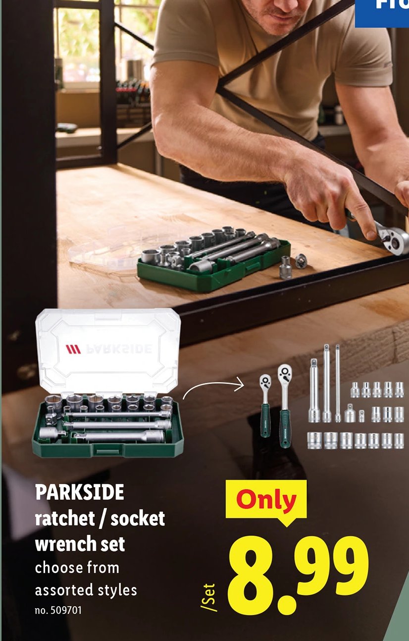 PARKSIDE ratchet / socket wrench set