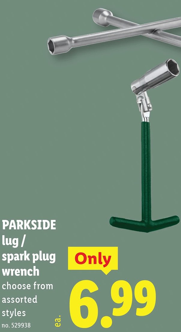 PARKSIDE lug / spark plug wrench