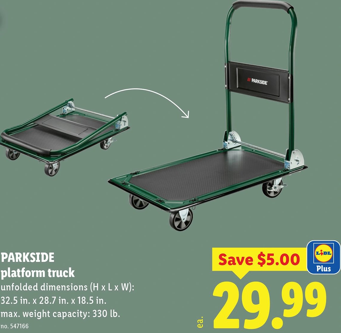 PARKSIDE platform truck