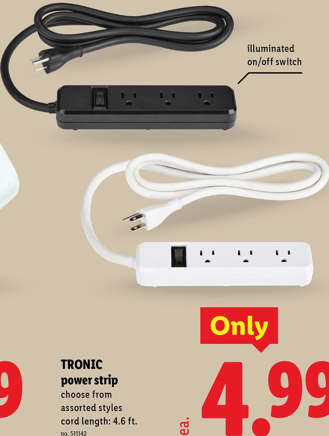 TRONIC power strip