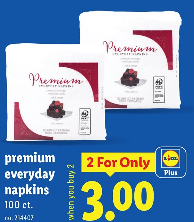 premium everyday napkins