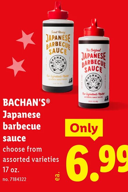 BACHAN'S Japanese barbecue sauce